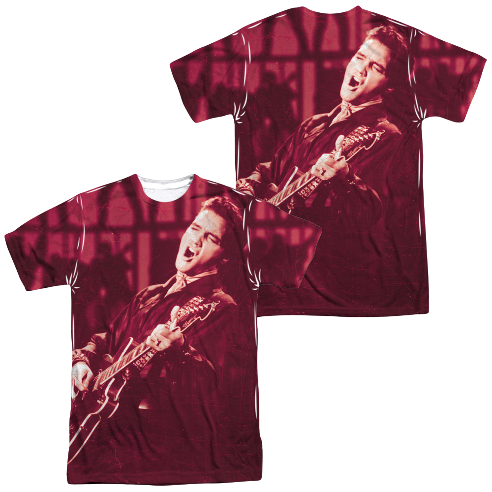 Elvis Presley Scratched 68 Men's All Over Print T-Shirt Men's All-Over Print T-Shirt Elvis Presley