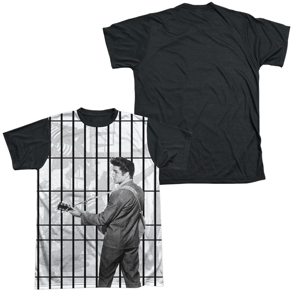 Elvis Presley Whole Cell Block - Men's Black Back T-Shirt Men's Black Back T-Shirt Elvis Presley