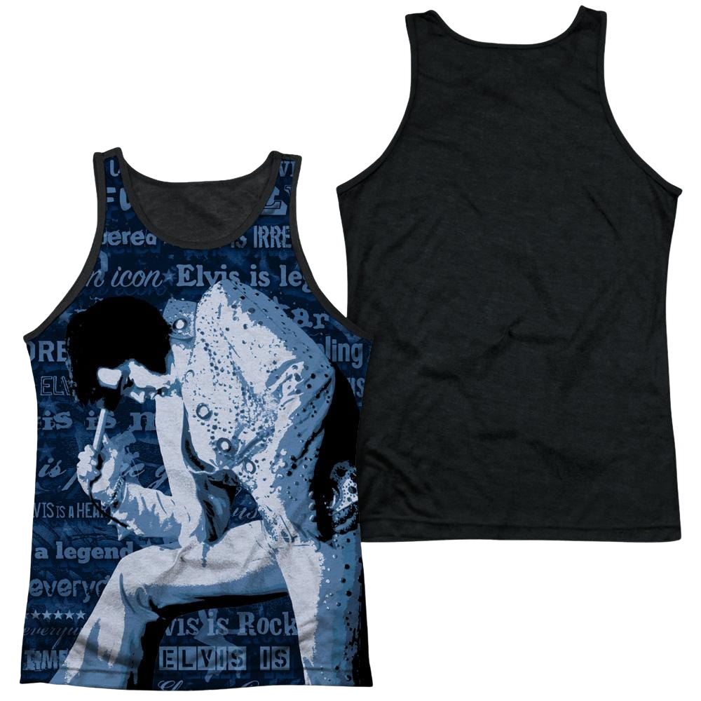 Elvis Presley Is Everything Men's Black Back Tank Men's Black Back Tank Elvis Presley