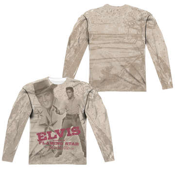 Elvis Presley Flaming Star men's all-over print long sleeve