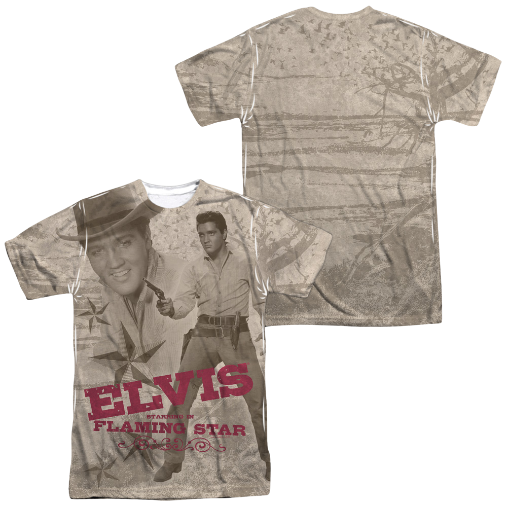 Elvis Presley Flaming Star Men's All Over Print T-Shirt Men's All-Over Print T-Shirt Elvis Presley