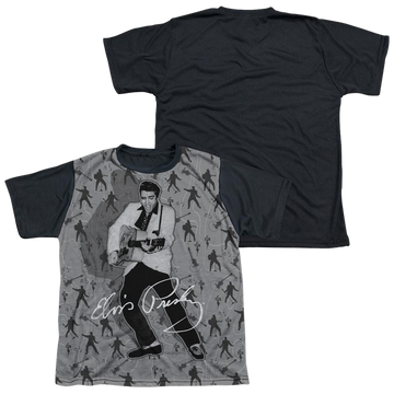 Elvis Presley Rockin All Over - Youth Black Back T-Shirt (Ages 8-12) Youth Black Back T-Shirt (Ages 8-12) Elvis Presley