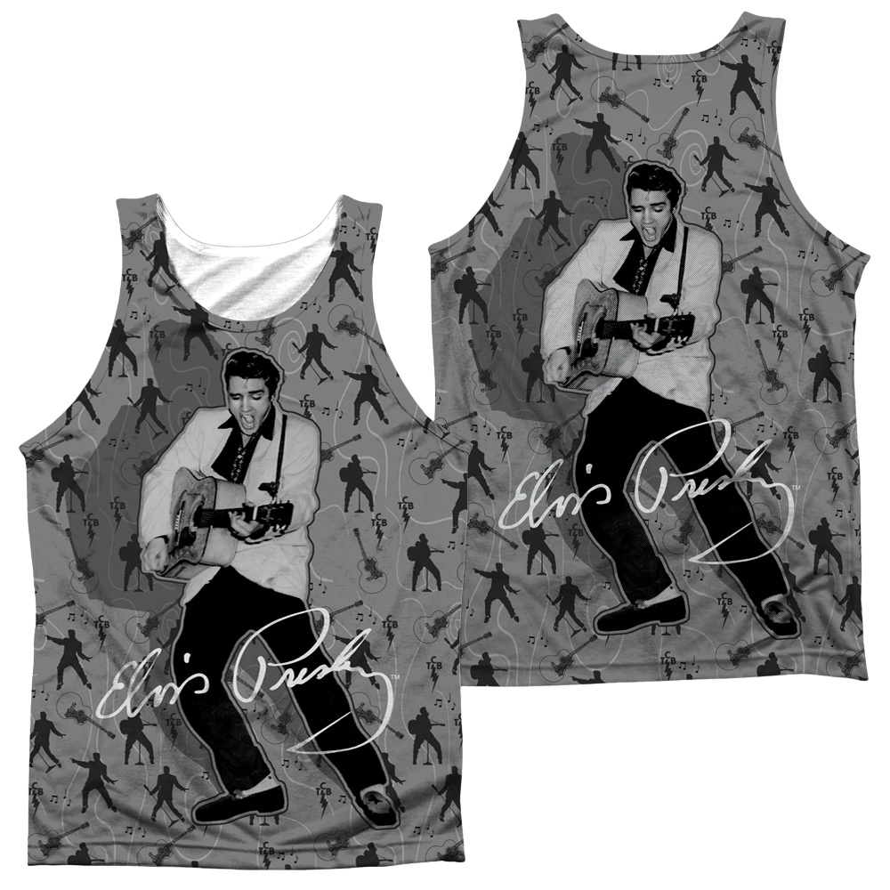 Elvis Presley Rockin All Over Men's All Over Print Tank Men's All Over Print Tank Elvis Presley