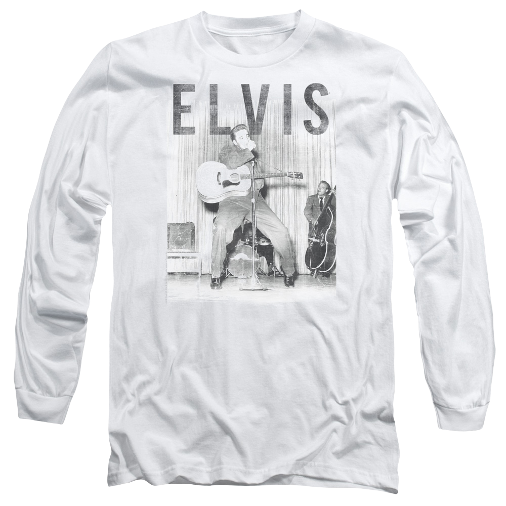 Elvis Presley With The Band - Men's Long Sleeve T-Shirt Men's Long Sleeve T-Shirt Elvis Presley