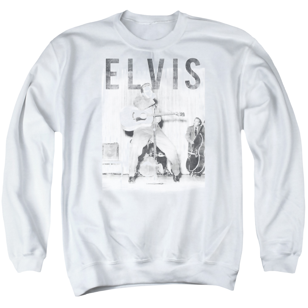 Elvis Presley With The Band - Men's Crewneck Sweatshirt Men's Crewneck Sweatshirt Elvis Presley