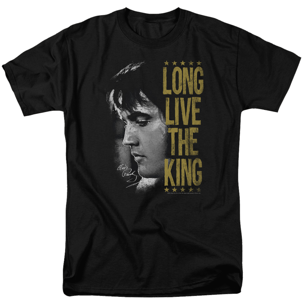 Elvis Presley Long Live The King - Men's Regular Fit T-Shirt Men's Regular Fit T-Shirt Elvis Presley