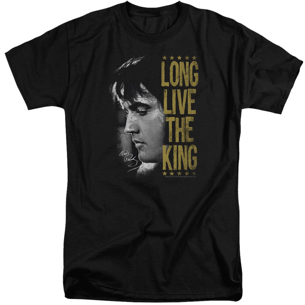 Elvis Presley Long Live The King - Men's Tall Fit T-Shirt Men's Tall Fit T-Shirt Elvis Presley