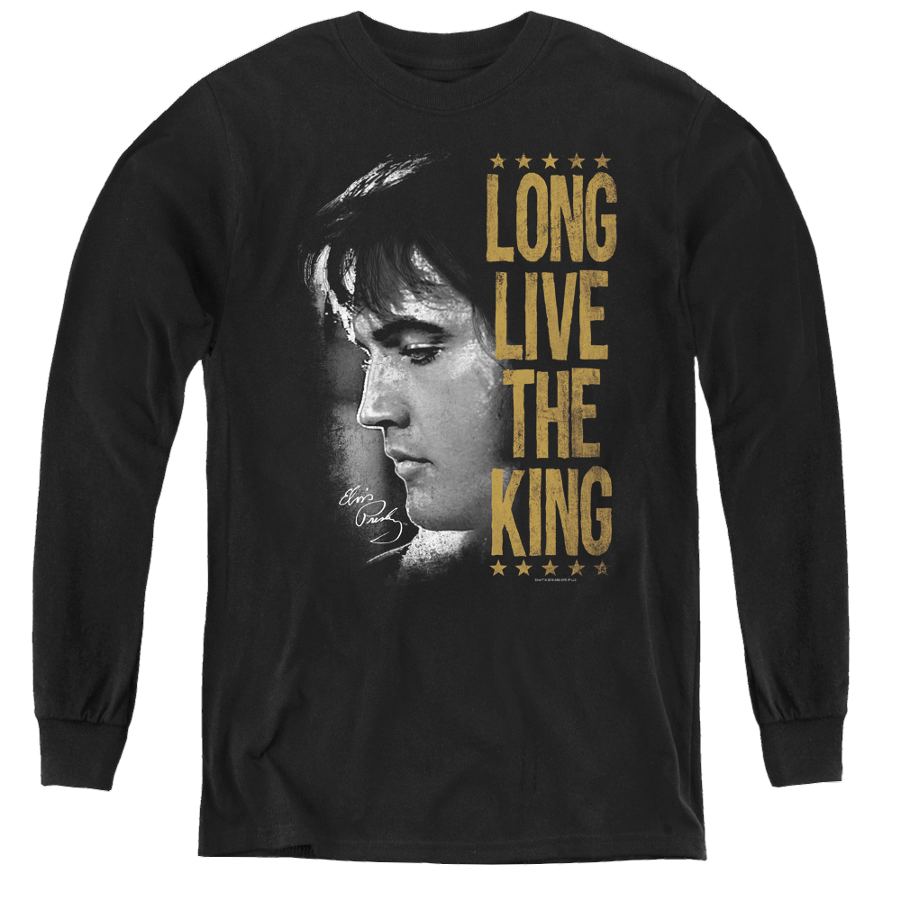 Elvis Presley Long Live The King - Youth Long Sleeve T-Shirt Youth Long Sleeve T-Shirt Elvis Presley