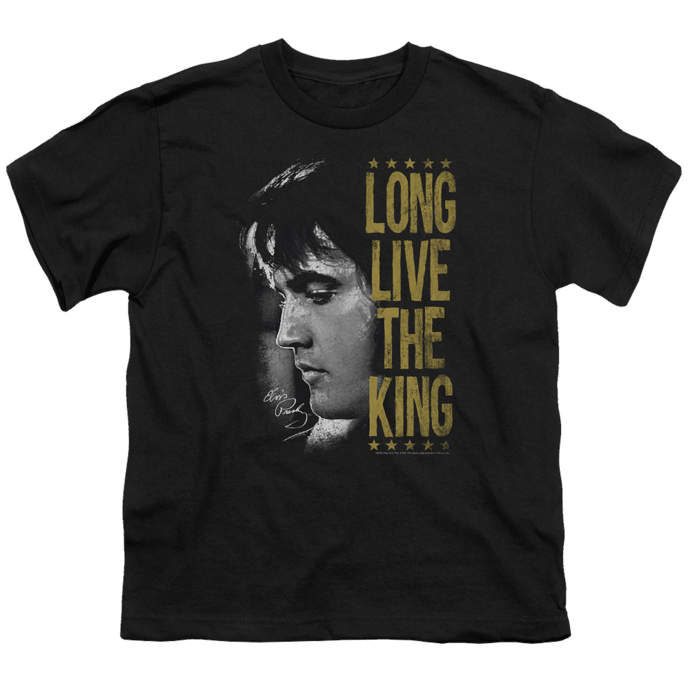 Elvis Presley Long Live The King - Youth T-Shirt (Ages 8-12) Youth T-Shirt (Ages 8-12) Elvis Presley
