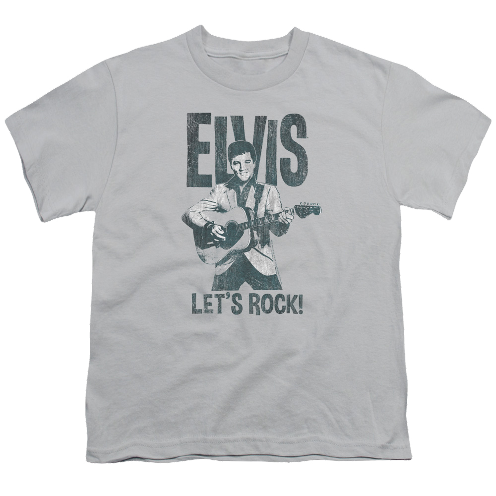 Elvis Presley Lets Rock - Youth T-Shirt (Ages 8-12) Youth T-Shirt (Ages 8-12) Elvis Presley