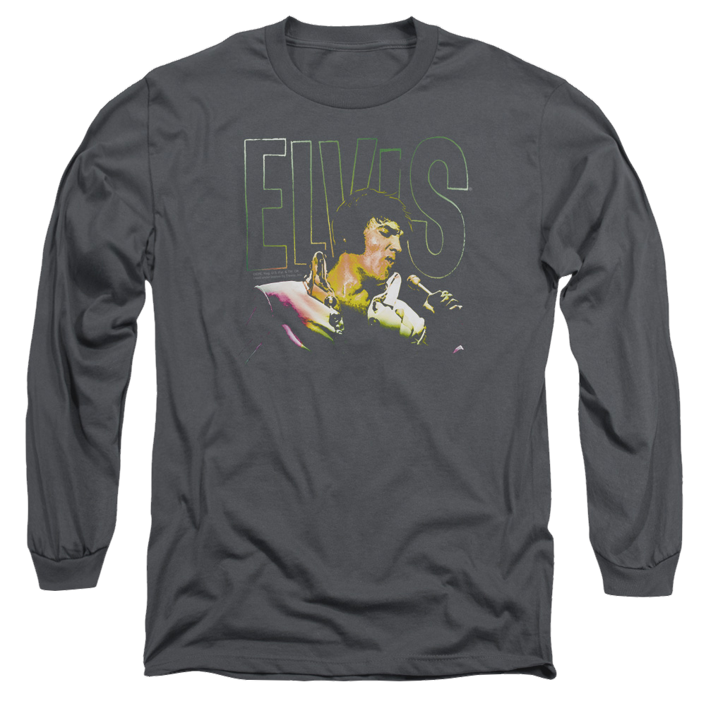 Elvis Presley Multicolored - Men's Long Sleeve T-Shirt Men's Long Sleeve T-Shirt Elvis Presley