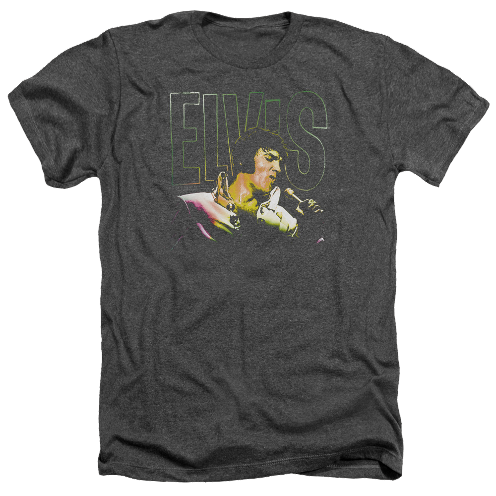 Elvis Presley Multicolored - Men's Heather T-Shirt Men's Heather T-Shirt Elvis Presley