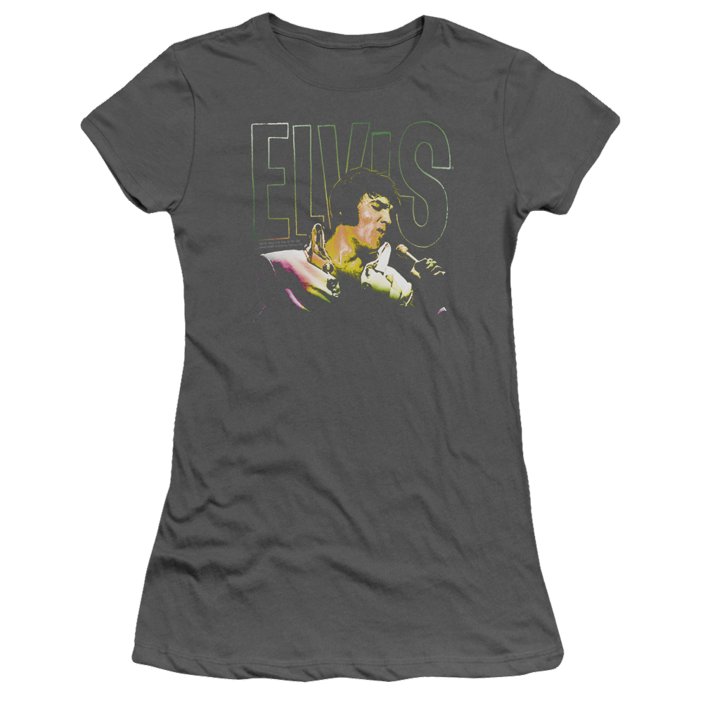 Elvis Presley Multicolored - Juniors T-Shirt Juniors T-Shirt Elvis Presley