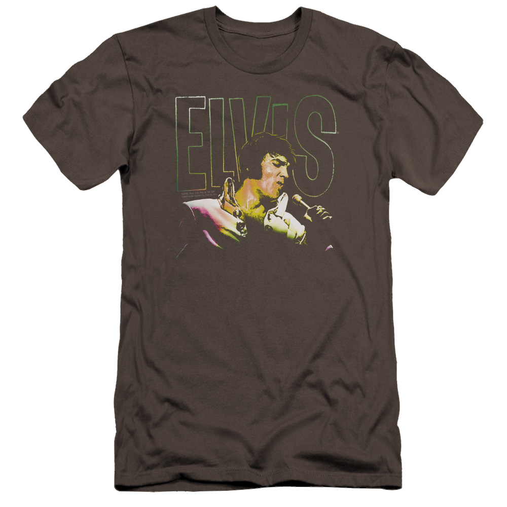 Elvis Presley Multicolored - Men's Premium Slim Fit T-Shirt Men's Premium Slim Fit T-Shirt Elvis Presley