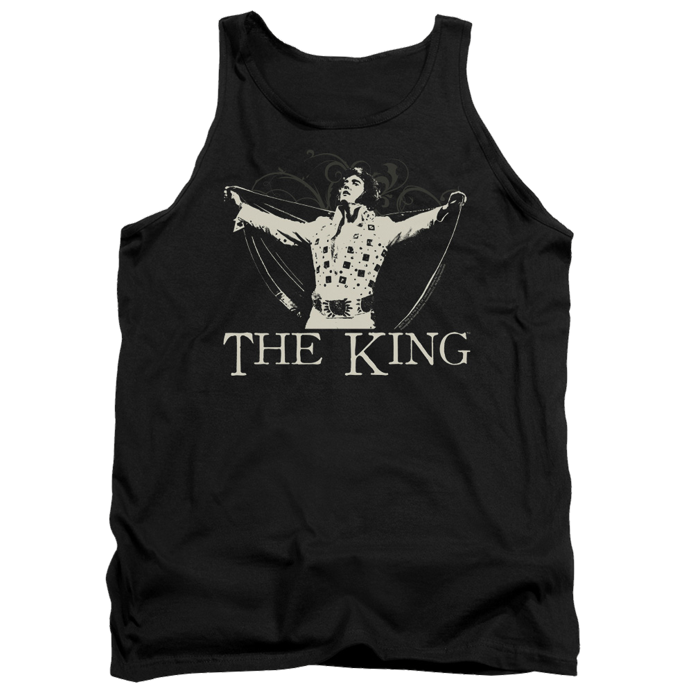 Elvis Presley Ornate King Men's Tank Men's Tank Elvis Presley