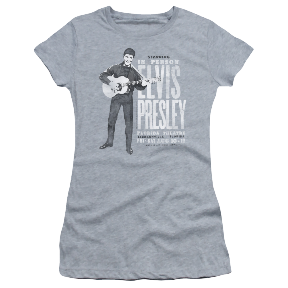 Elvis Presley In Person - Juniors T-Shirt Juniors T-Shirt Elvis Presley
