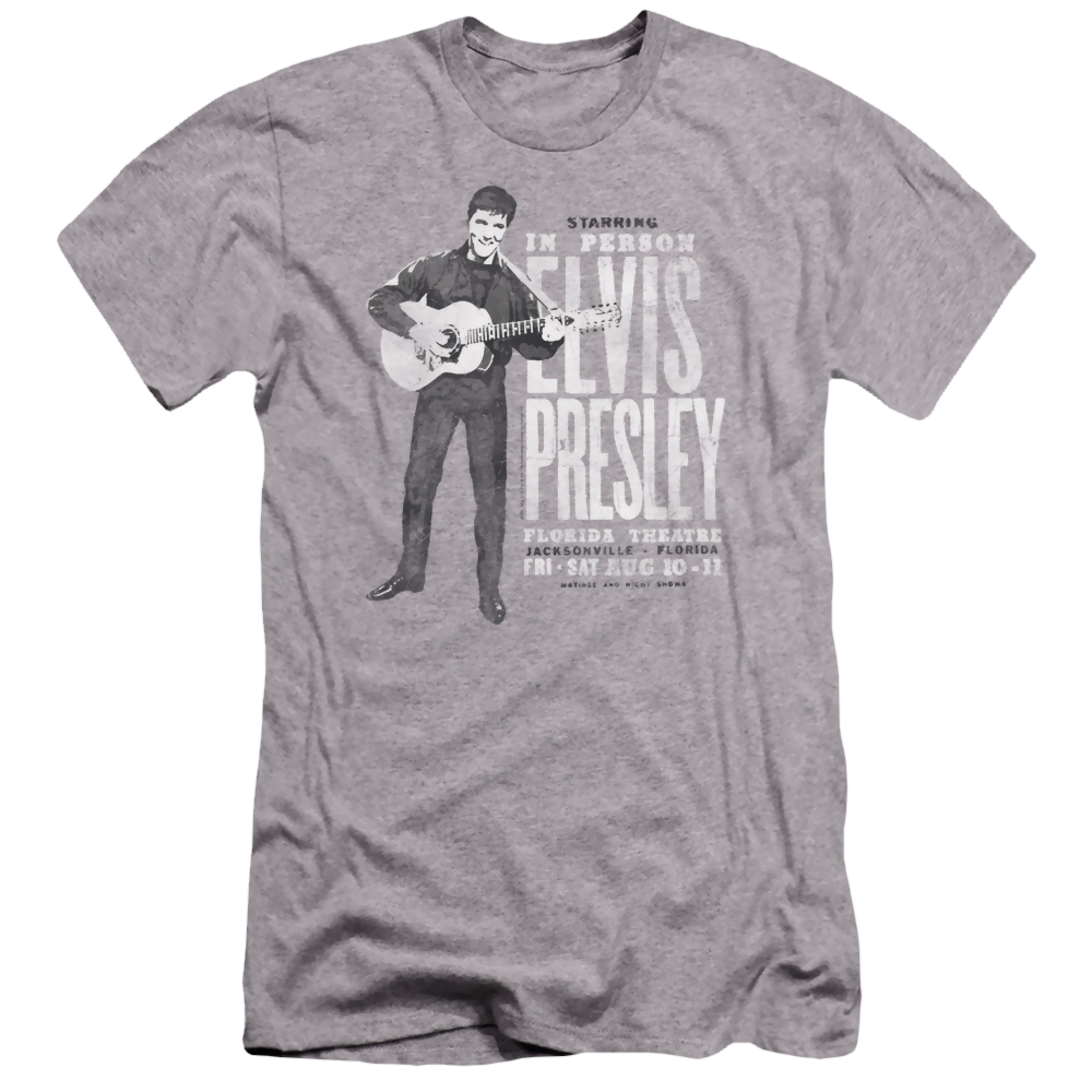 Elvis Presley In Person - Men's Premium Slim Fit T-Shirt Men's Premium Slim Fit T-Shirt Elvis Presley