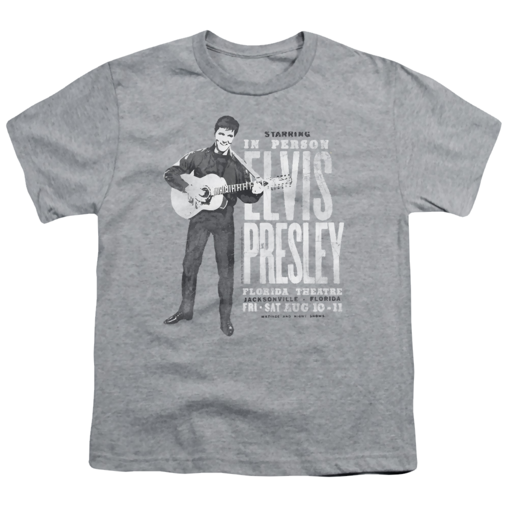 Elvis Presley In Person - Youth T-Shirt (Ages 8-12) Youth T-Shirt (Ages 8-12) Elvis Presley