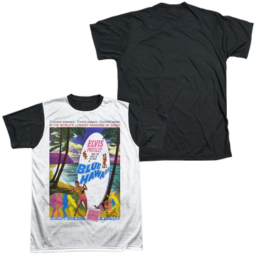 Elvis Presley Blue Hawaii - Men's Black Back T-Shirt Men's Black Back T-Shirt Elvis Presley