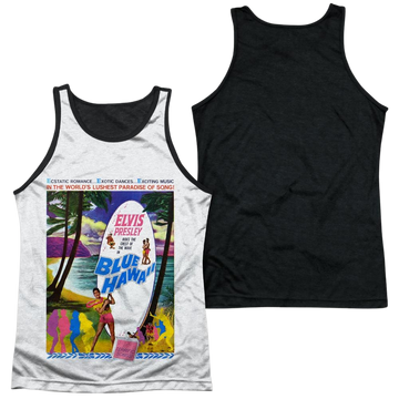 Elvis Presley Blue Hawaii Men's Black Back Tank Men's Black Back Tank Elvis Presley