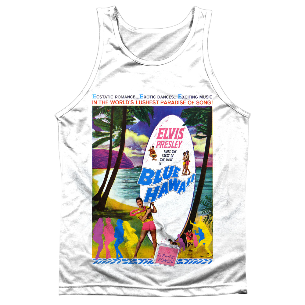 Elvis Presley Blue Hawaii - Men's All Over Print Tank Top Men's All Over Print Tank Elvis Presley