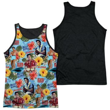 Elvis Presley Surfs Up men's black back tank