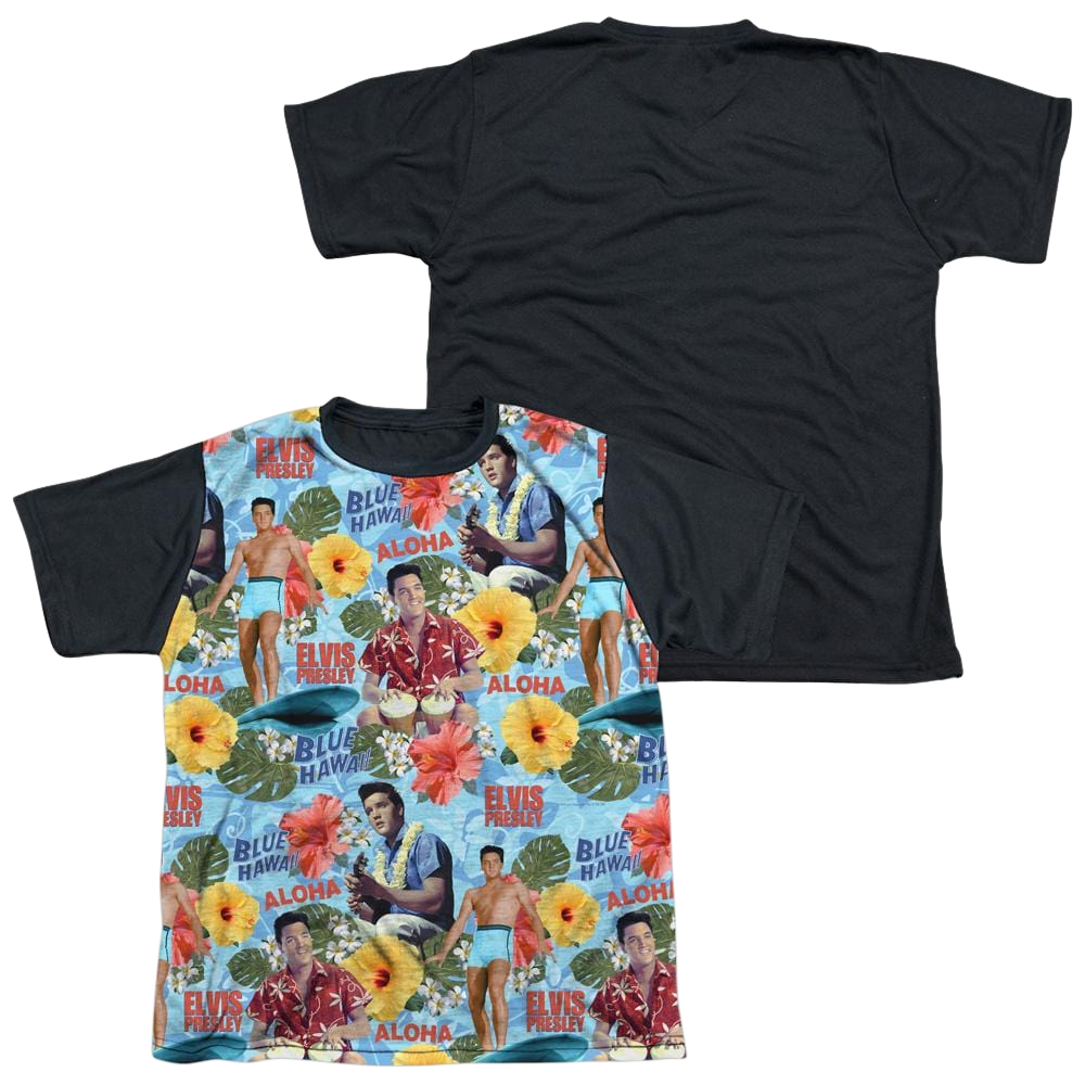 Elvis Presley Surfs Up - Youth Black Back T-Shirt (Ages 8-12) Youth Black Back T-Shirt (Ages 8-12) Elvis Presley