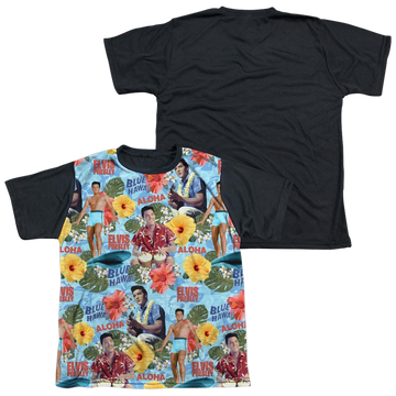 Elvis Presley Surfs Up youth black back t-shirt for ages 8 to 12