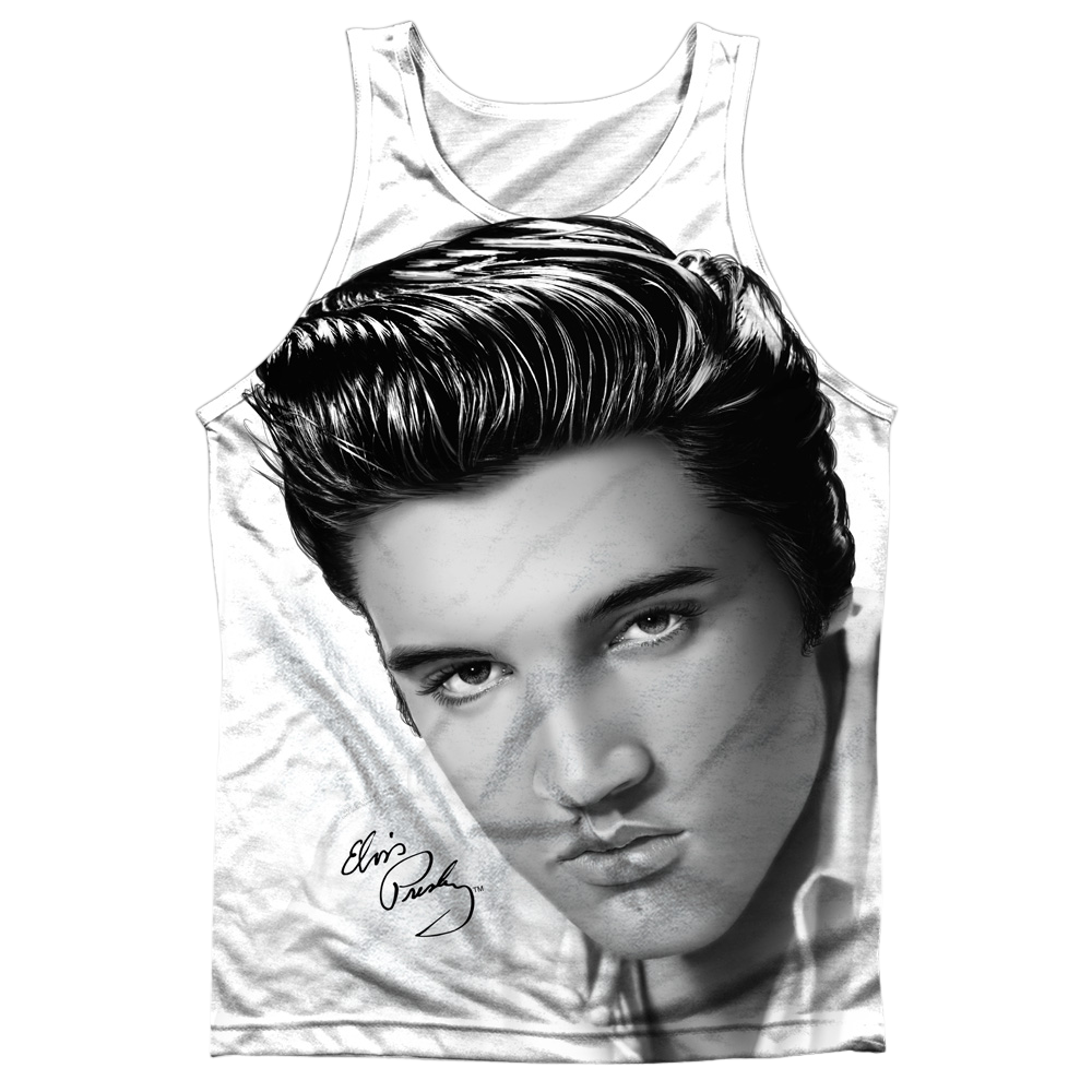 Elvis Presley Stare 2 - Men's All Over Print Tank Top Men's All Over Print Tank Elvis Presley