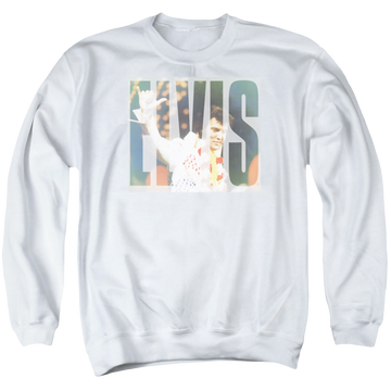 Elvis Presley Aloha Knockout - Men's Crewneck Sweatshirt Men's Crewneck Sweatshirt Elvis Presley