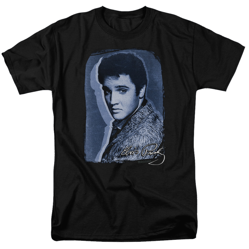 Elvis Presley Overlay - Men's Regular Fit T-Shirt Men's Regular Fit T-Shirt Elvis Presley