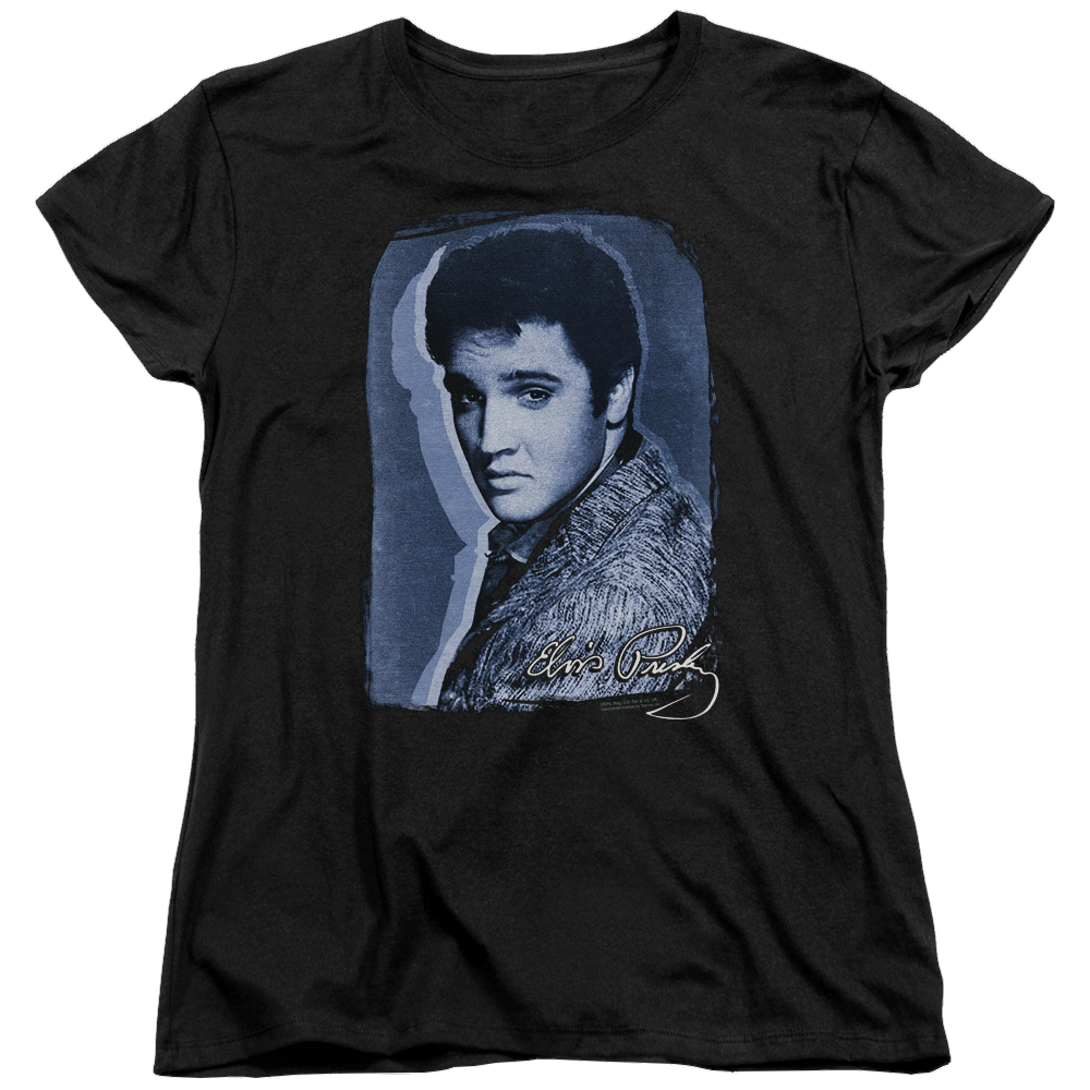 Elvis Presley Overlay - Women's T-Shirt Women's T-Shirt Elvis Presley