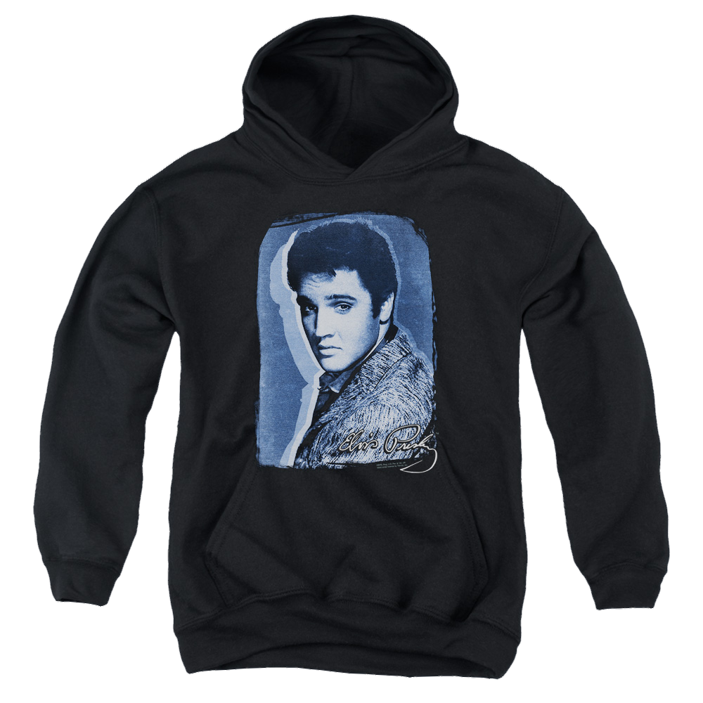 Elvis Presley Overlay - Youth Hoodie (Ages 8-12) Youth Hoodie (Ages 8-12) Elvis Presley