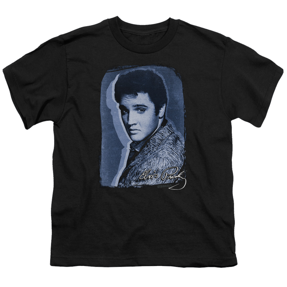 Elvis Presley Overlay - Youth T-Shirt (Ages 8-12) Youth T-Shirt (Ages 8-12) Elvis Presley