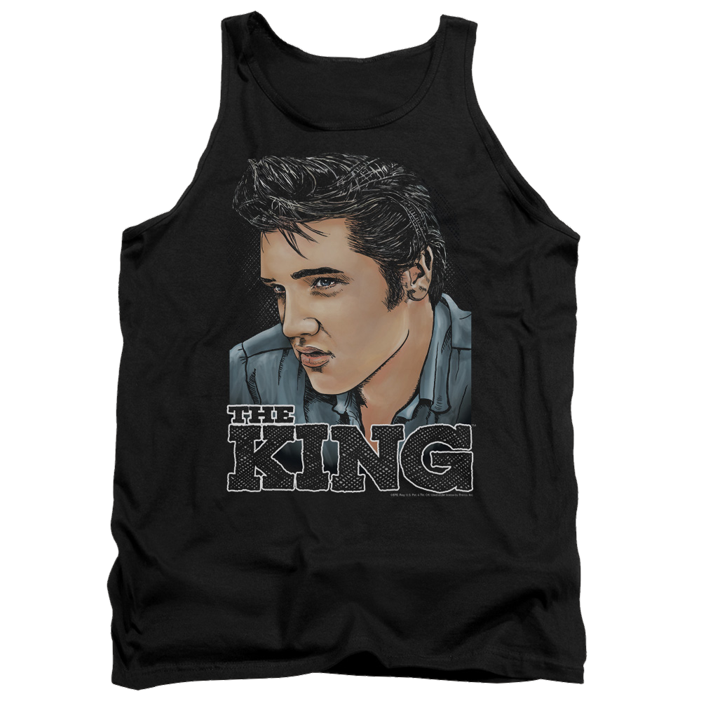Elvis Presley Graphic King Men's Tank Men's Tank Elvis Presley