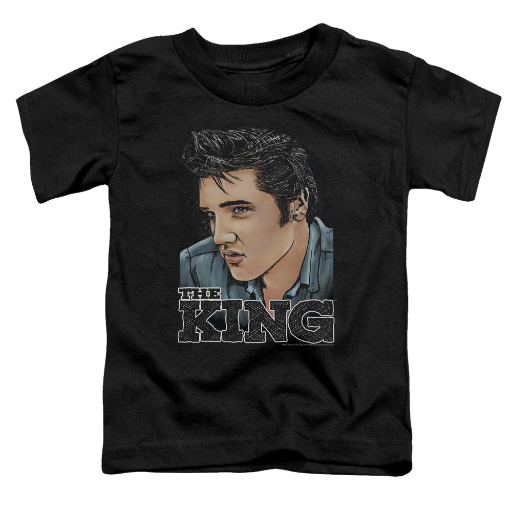 Elvis Presley Graphic King - Toddler T-Shirt Toddler T-Shirt Elvis Presley