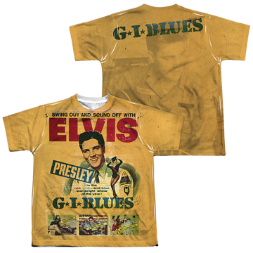 Elvis Presley Gi Blues youth all-over print t-shirt for ages 8 to 12