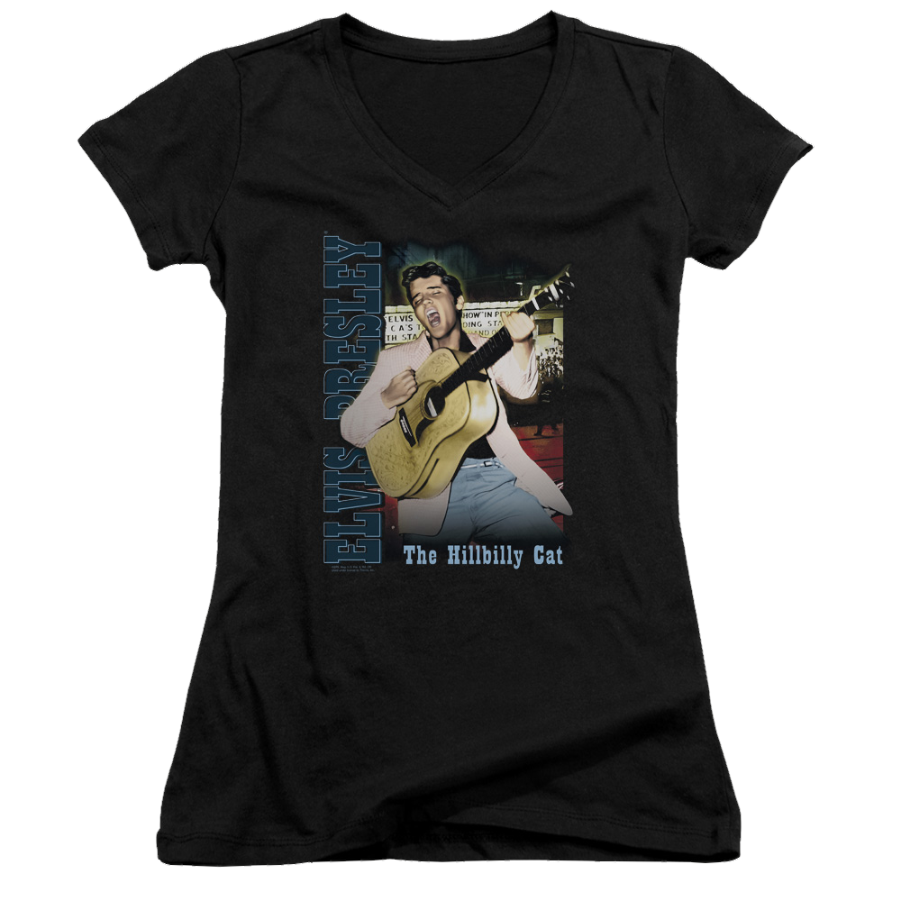 Elvis Presley Memphis - Juniors V-Neck T-Shirt Juniors V-Neck T-Shirt Elvis Presley