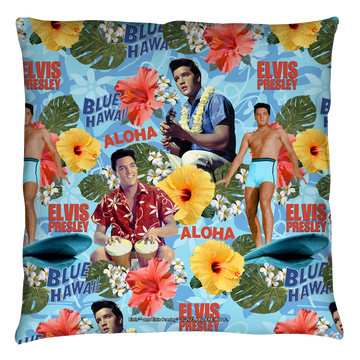 Elvis Blue Hawaii Throw Pillow Throw Pillows Elvis Presley