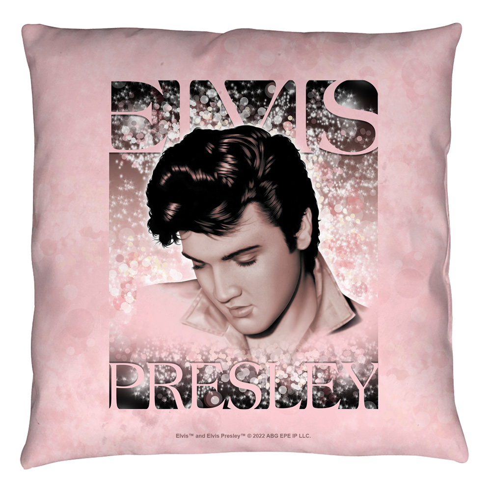 Elvis Soft Lights Throw Pillow Throw Pillows Elvis Presley