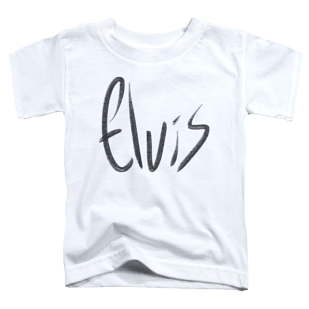 Elvis Presley Sketchy Name - Kid's T-Shirt (Ages 4-7) Kid's T-Shirt (Ages 4-7) Elvis Presley