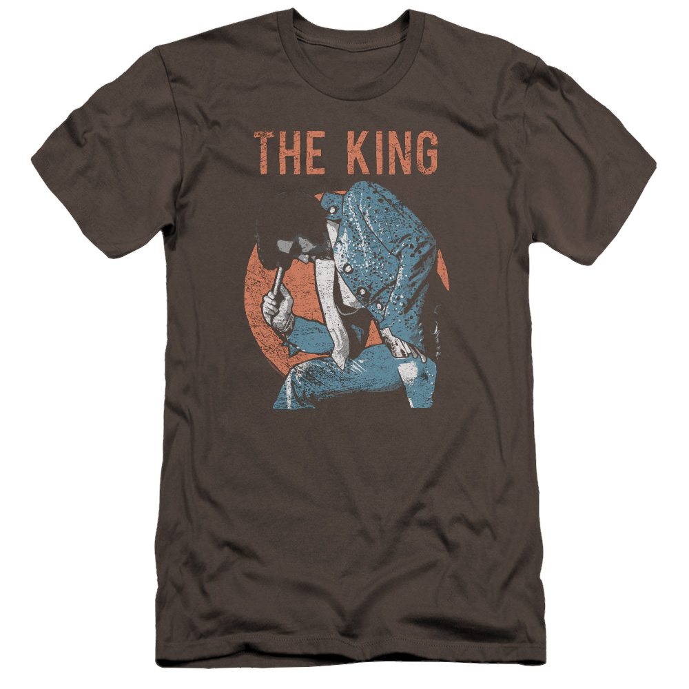 Elvis Presley Mic In Hand - Men's Premium Slim Fit T-Shirt Men's Premium Slim Fit T-Shirt Elvis Presley