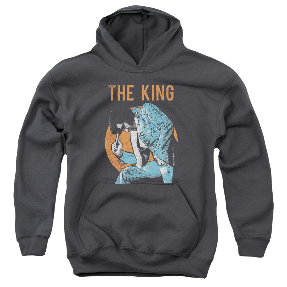 Elvis Presley Mic In Hand - Youth Hoodie (Ages 8-12) Youth Hoodie (Ages 8-12) Elvis Presley