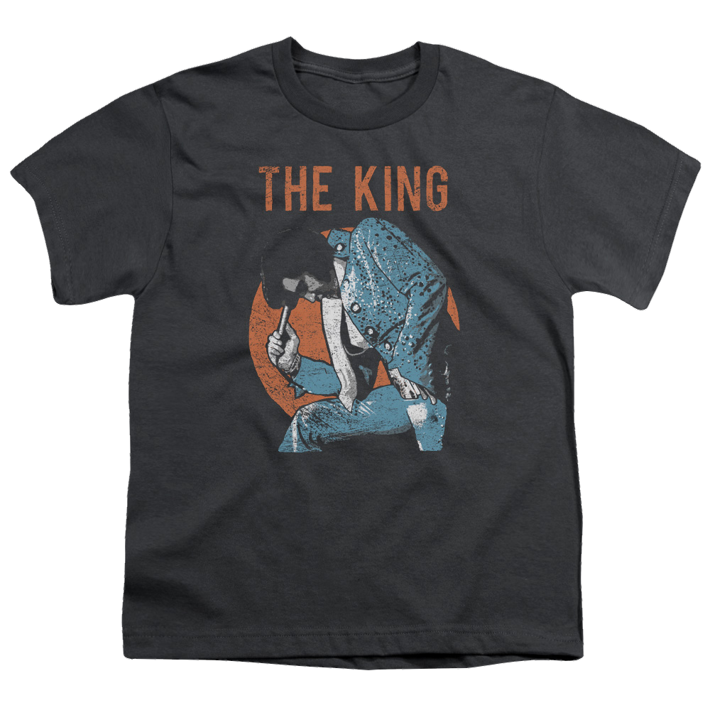 Elvis Presley Mic In Hand - Youth T-Shirt (Ages 8-12) Youth T-Shirt (Ages 8-12) Elvis Presley