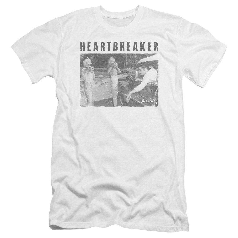 Elvis Presley Heartbreaker - Men's Premium Slim Fit T-Shirt Men's Premium Slim Fit T-Shirt Elvis Presley