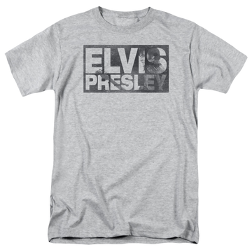 Elvis Presley Block Letters - Men's Regular Fit T-Shirt Men's Regular Fit T-Shirt Elvis Presley