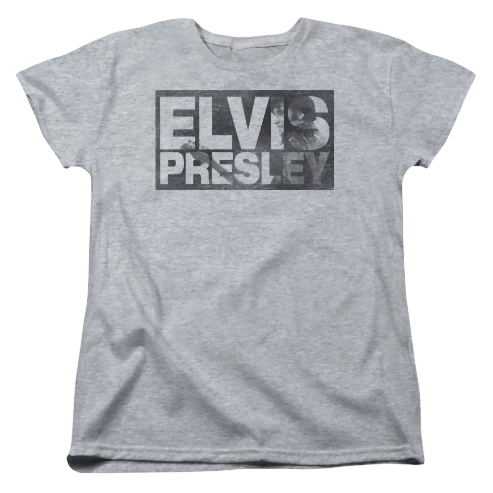 Elvis Presley Block Letters - Women's T-Shirt Women's T-Shirt Elvis Presley