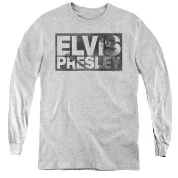 Elvis Presley Block Letters - Youth Long Sleeve T-Shirt Youth Long Sleeve T-Shirt Elvis Presley