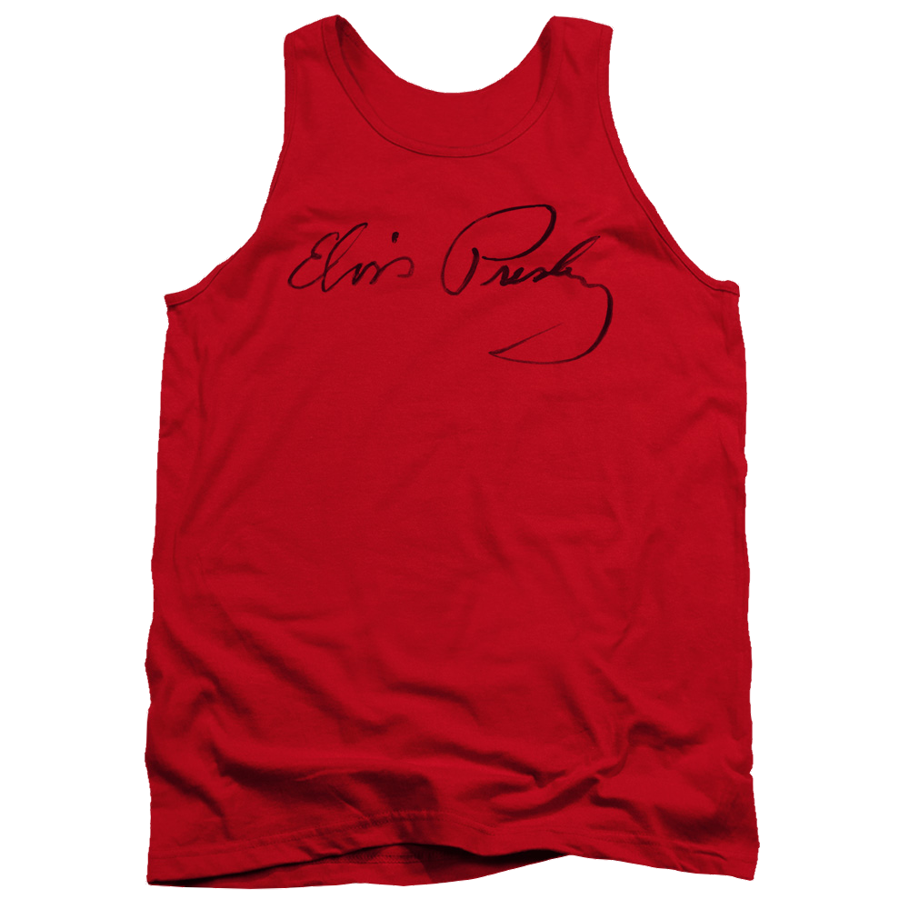 Elvis Presley Signature Sketch Men's Tank Men's Tank Elvis Presley
