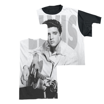 Elvis Presley Play Me A Song men's black back t-shirt